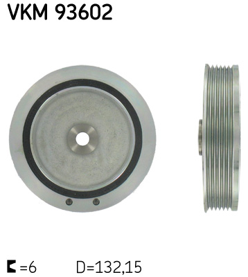 SKF VKM 93602 Puleggia cinghia, Albero a gomiti-Puleggia cinghia, Albero a gomiti-Ricambi Euro